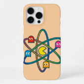 Pac-Atomic Universe – Retro Gaming Art Sticker iPhone Hülle (Rückseite)