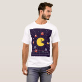 Pac-Man Space T-Shirt – Retro Arcade Gaming Tee (Vorne ganz)