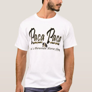 Paca Paca Peruanisches Pferd T-Shirt
