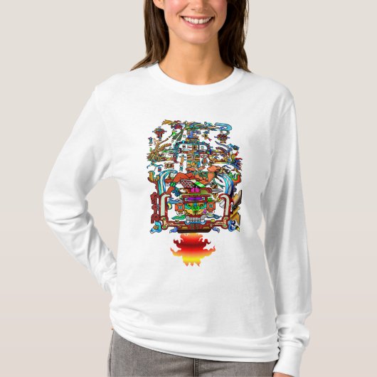 Pacal und die Mayahände (Femme delux) T-Shirt (Vorderseite)