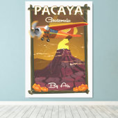 Pacaya Vulkan Guatemala Reiseplakat Leinwanddruck (Insitu (Holzboden))