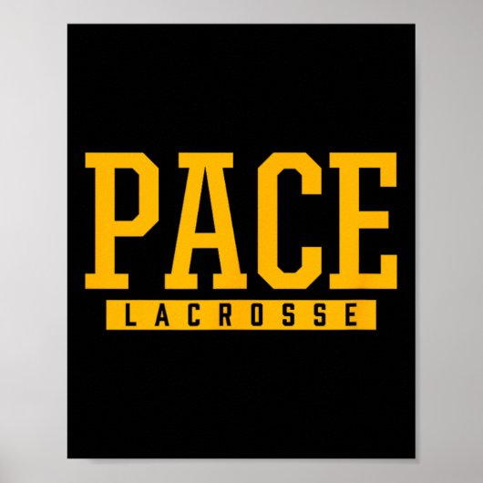Pace High School Lacrosse 1 Poster (Vorne)