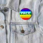 Pace(Peace) Flag Italienisch Button (Beispiel)