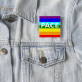 Pace(Peace) Flag Italienisch Button (Beispiel)