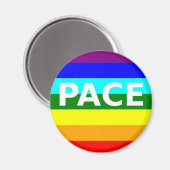 Pace(Peace) Flag Italienisch Magnet (Vorderseite/Rückseite)