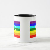 Pace(Peace) Flag Italienisch Tasse (Zentrum)