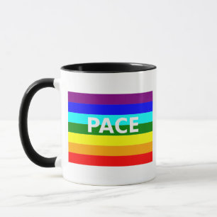 Pace(Peace) Flag Italienisch Tasse