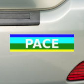Pace(Peace) Flag Italienischer Autoaufkleber (Auf Auto)