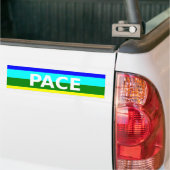 Pace(Peace) Flag Italienischer Autoaufkleber (Auf Lkw)