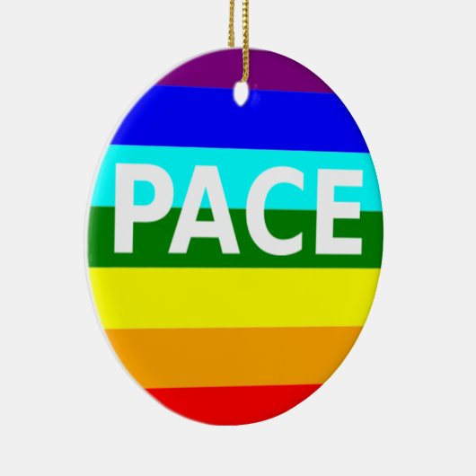 Pace(Peace) Flag Italienisches Ornament (Rechts)