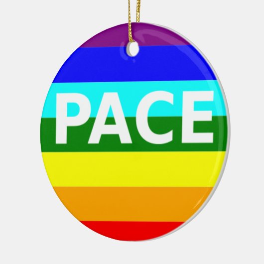 Pace(Peace) Flag Italienisches Ornament (Links)