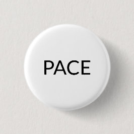 Pace White Black Italienischer Frieden einfach min Button