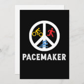 Pacemaker Trilife Triathlon Feiertagskarte (Vorne/Hinten)