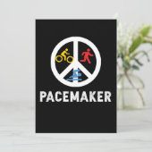 Pacemaker Trilife Triathlon Feiertagskarte (Stehend Vorderseite)