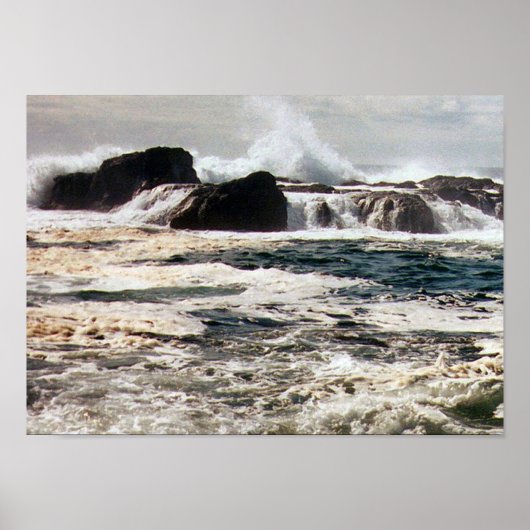 Pacfic Surf, Tofino Poster (Vorne)