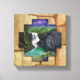 Pachamama - Leinwand-Wandkunst Leinwanddruck