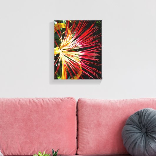 Pachira Aquatica Leinwanddruck (Insitu (Wohnzimmer))