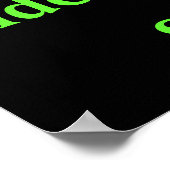 Pacht für Schwarzgürtel Poster (Ecke)