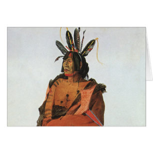 Pachtuwa-Chta, Arikara-Kriegerporträt von Bodmer