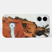 Pachtuwa-Chta, Arikara Warrior Portrait von Bodmer Case-Mate iPhone Hülle (Rückseite (Horizontal))