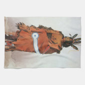 Pachtuwa-Chta, Arikara Warrior Portrait von Bodmer Geschirrtuch (Horizontal)