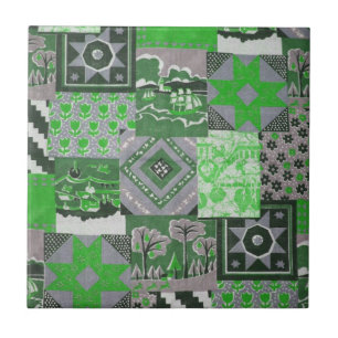 Pachwork Quilt Keramik Tile Fliese