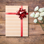 Pachy Rosa und Weiß Weißer, Horizontal gestreift Geschenkpapier<br><div class="desc">Pachelpinsel und weißes dünnes,  horizontal gestreiftes Schleifpapier</div>