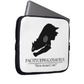 Pachycephalosaurus Skull Laptopschutzhülle (Vorne Rechts)