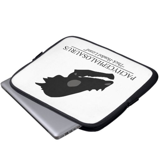 Pachycephalosaurus Skull Laptopschutzhülle (Vorne Knopf)