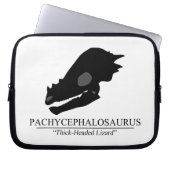 Pachycephalosaurus Skull Laptopschutzhülle (Vorderseite)