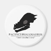 Pachycephalosaurus Skull Magnet (Vorne)