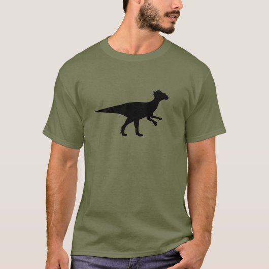 Pachycephalus Dinosaurier T-Shirt (Vorderseite)