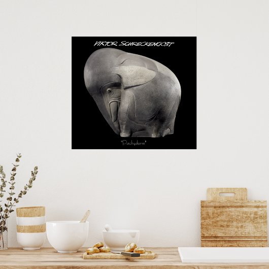 Pachyderm Poster (Küche)