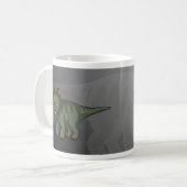 Pachyrhinosaurus Dinosaurier Kaffeetasse (Vorderseite Links)