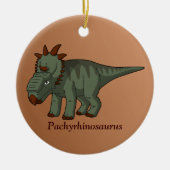 Pachyrhinosaurus Keramikornament (Vorne)