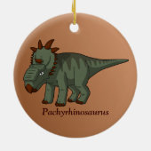 Pachyrhinosaurus Keramikornament (Hinten)