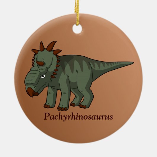 Pachyrhinosaurus Keramikornament (Hinten)
