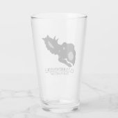 Pachyrhinosaurus Skull Glas (Rückseite)