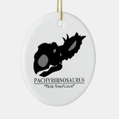 Pachyrhinosaurus Skull Keramik Ornament (Rechts)