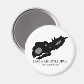 Pachyrhinosaurus Skull Magnet (Vorderseite/Rückseite)