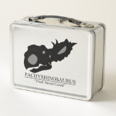 Pachyrhinosaurus Skull Metall Brotdose (Rückseite)