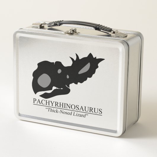 Pachyrhinosaurus Skull Metall Brotdose (Vorderseite)