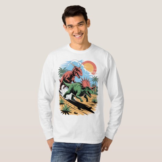 Pachyrhinosaurus, vorbei an einem Carnotaurus T-Shirt (Vorne ganz)