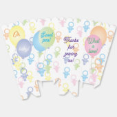 Paci Bunny Baby Dusche Geschenkschachtel (Ungeklappt)