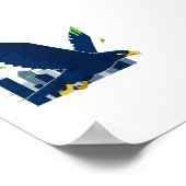 Pacific Apex Flight Poster (Ecke)