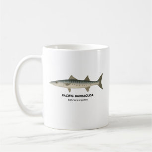 Pacific Barracuda - Meerestiere in Kalifornien Kaffeetasse