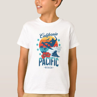 Pacific Beach California surfen T-Shirt