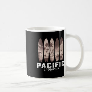Pacific Beach Kalifornien Surfbrett Männer Frauen Kaffeetasse