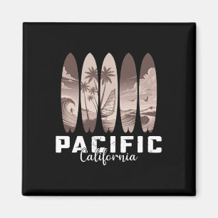 Pacific Beach Kalifornien Surfbrett Männer Frauen Magnet
