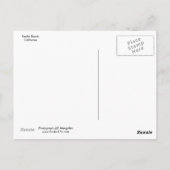 Pacific Beach Pier Post Card Postkarte (Rückseite)